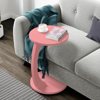 Beistelltisch Holeby 56 x Ø 38 cm Rosa [en. casa]