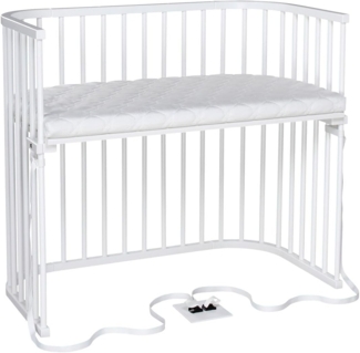 babybay Beistellbett Boxspring XXL weiß mit Matratze Classic Soft