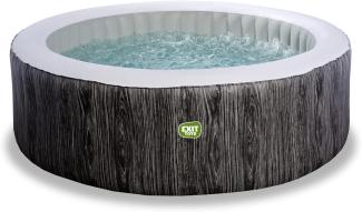 EXIT Swimming Pool Spa Whirlpool rund Deluxe 4 Personen grau