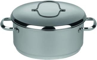 Riess Cristall Kasserolle mit Deckel Ø16cm 1,4 Liter Edelstahl Induktion