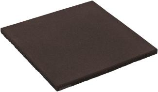 FATMOOSE Sicherheitsmatte SoftSafe L Fallschutzmatte Gummimatte, 50x50x2,5cm, schwarz, Gummi