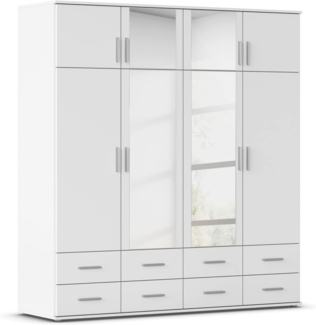 Rauch 'KEMI' Kleiderschrank mit Spiegel, weiß, 181 cm