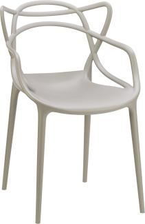 Kartell 586507 Stuhl Masters, grau