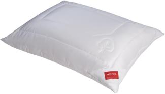 Hefel Naturfaserkissen Klima Control Comfort Kissen in 40x80 cm, 40x60 cm, 80x80 cm, Füllung: 100% PES Polyester-Faserbällchen, Bezug: 100% TENCEL™ Lyocell, Das Kissen, das atmet. Kein Schwitzen.