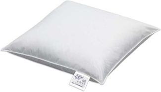 Schlafstil Baumwollkissen F400, Füllung: 100% Polyester, Bezug: 100% Baumwolle, hergestellt in Deutschland, allergikerfreundlich