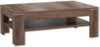 FORTE Alcano Couchtisch, Holzwerkstoff, Braun, 120 x 43 x 75 cm