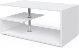 Couchtisch Guillermo Weiß 91 x 52.6 cm Vicco