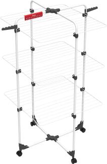 Wäscheständer Vileda Mixer Tower 3 71 x 71 x 137 cm Stahl