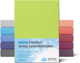 etérea Comfort Jersey Spannbettlaken Jade 100x200 cm - 120x200 cm