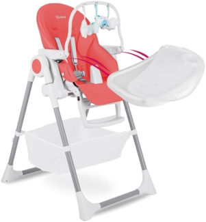 Suleno - Baby Hochstuhl mitwachsend, Kinderstuhl, Kinderhochstuhl, Babyliege, Baby High Chair, verstellbar, klappbar, 7 Höhen, abnehmbares Tablett, aufsteckbarer Teller, 0 - 6 Jahre