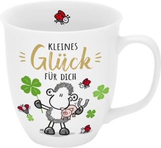 Tasse Tee- Kaffeetasse Kaffeebecher 40cl Geschenk Sheepworld Grande GLÜCK 74426