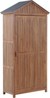 Gartenschrank SAVOCA Akazienholz 100 cm 40 cm Braun