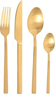 PINTINOX Besteck-Set DUKE SATIN SUN (24-tlg), 6 Personen, Edelstahl 18/0, in moderner und zeitloser Formgebung