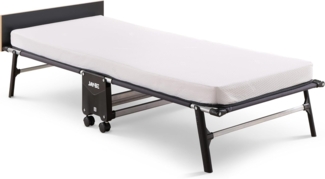 JAY-BE® RM80 Zustellbett mit Memory-Matratze, Einzelbett, Schwarz