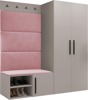 Garderoben-Set Mapreni I (Farbe: Cashmere, Manila 09)