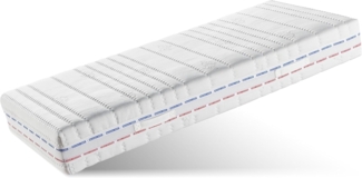 Betten-ABC XXL TFK – 7-Zonen-Taschenfederkern- matratze, mit CoolLife-Bezug, Härtegrad H4, Größe: 140x200