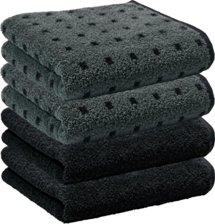 Erwin Müller Handtuch Handtuch "Sigmaringen" 4er-Pack, Frottier, Walk-Frottier Uni