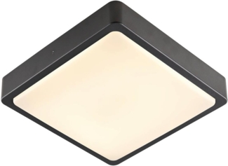 SLV No. 1003450 AINOS SQUARE Outdoor LED Wand-und Deckenaufbauleuchte anthrazit CCT switch 3000/4000