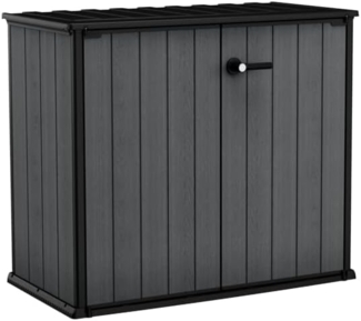 Keter Cortina Bella Aufbewahrungsbox, 1000l Fassungsvermögen, Außenmaße B/T/H 139.5 x 77 x 120 cm, Evotech Material, Wasserdicht
