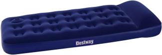 Bestway Luftbett Eingebaute Fußpumpe Aufblasbar Beflockt 185×76×28 cm