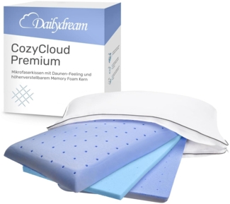 Dailydream Kopfkissen Dailydream CozyCloud Premium Mikrofaserkissen