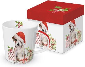 Kaffeebecher Weihnachts-Hund