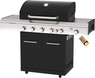 Nexgrill BBQ Gasgrill "Megamaster", silber / schwarz,5 + 1 Brenner