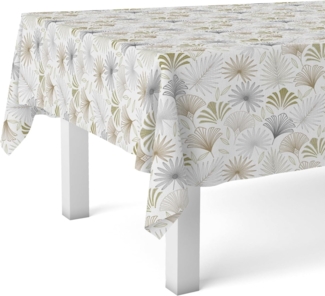 Martina Home Wachstuch-Tischdecke, Palmito, Beige, 140x140 cm
