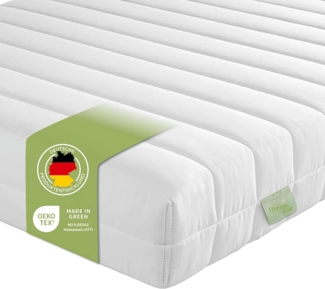 DREAMSTAR Easy Flex | orthopädische 7-Zonen Kaltschaummatratze | Öko-Tex Zertifiziert | Härtegrad 2 und 3 (H2 & H3) | Rollmatratze | 120x200 cm