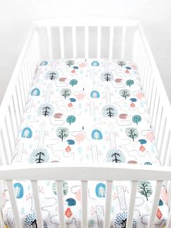 BABYLUX Spannbetttuch 60x120 cm, Igel spure