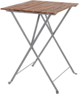 Biergarten Tisch Gartentisch Klapptisch 70 x 70 cm Akazie