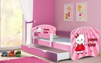 Kinderbett Dream mit verschiedenen Motiven 180x80 Sweetkitty Hearts