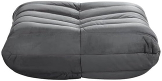 HOME DELUXE Relaxsessel Hocker CHILL - Anthrazit