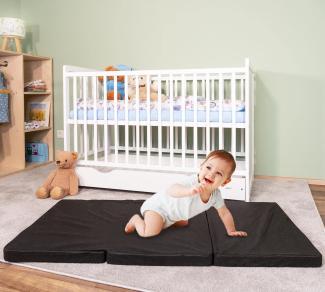 Reisematratze TO-GO 60x120 cm Schwarz