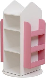 HOME DELUXE Kinderregal drehbar JUNA - 60 x 60 cm Pink