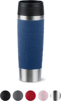 EMSA Thermobecher Travel Mug Classic, Dunkelblau, 0.5 l