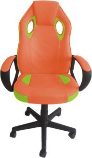 HTI-Living Daytona Orange Neongrün Chefsessel