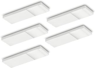 Naber Unterbauleuchte Yolo Neo LED-Warmweiß 7062239 5er-Set weiß