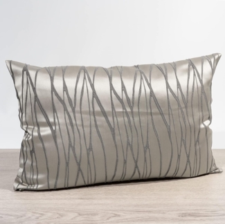 Kissen von Lysel - beige Obella 40x60, reines Polyester Dekokissen rechteckig