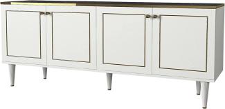 Sideboard Ravenna Weiß Marmor Optik