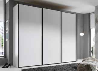 Staud Schwebetürenschrank, Holzwerkstoff, Weiß, Premium, 240cm / 298cm / 68 cm (H/B/T)