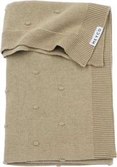 Meyco Mini Knots Babydecke 75x100 cm Sand Braun sand