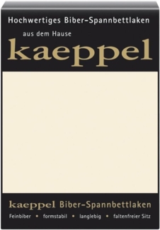Kaeppel Biber Spannbettlaken Einfarbig Leinen 140x200 cm - 160x200 cm