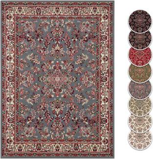 Kurzflor Orient Teppich Zabul - 80x250x0,8cm - grau