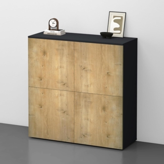 doporro Sideboard Kommode Möbel Mehrzweckschrank Push-to-Open Aufbewahrungsschrank