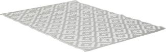 greemotion Outdoor-Teppich Santo aus Kunststoff, beigefarbener Teppich mit Muster, pflegeleichter Wendeteppich für in- & outdoor, ca. 200x150 cm