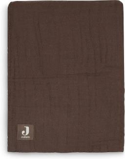 Jollein Wrinkled Wiegedecke Chestnut 75 x 100 cm Braun dunkel