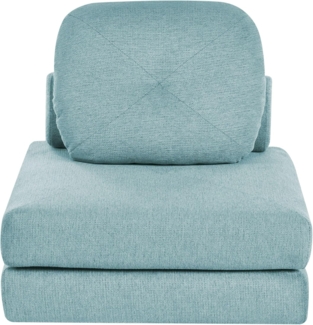 1-Sitzer Schlafsofa OLDEN Stoff Mintgrün