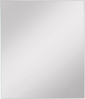 riess-ambiente Wandspiegel JUSTUS 70cm weiß - modern, rechteckig, Umrandung, melaminbeschichtet (Einzelartikel, 1-St), schlichter Dekospiegel - ideal für Flur, Garderobe, Bad & Schlafzimmer