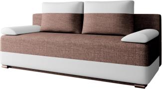 MOEBLO Schlafsofa ATLANTA, Schlafcouch Sofa Couch für Wohnzimmer Schlafsofa Federkern Sofagarnitur Polstersofa mit Bettfunktion, mit Schlaffunktion und Bettkasten, - (BxHxT): 200x90x96 cm